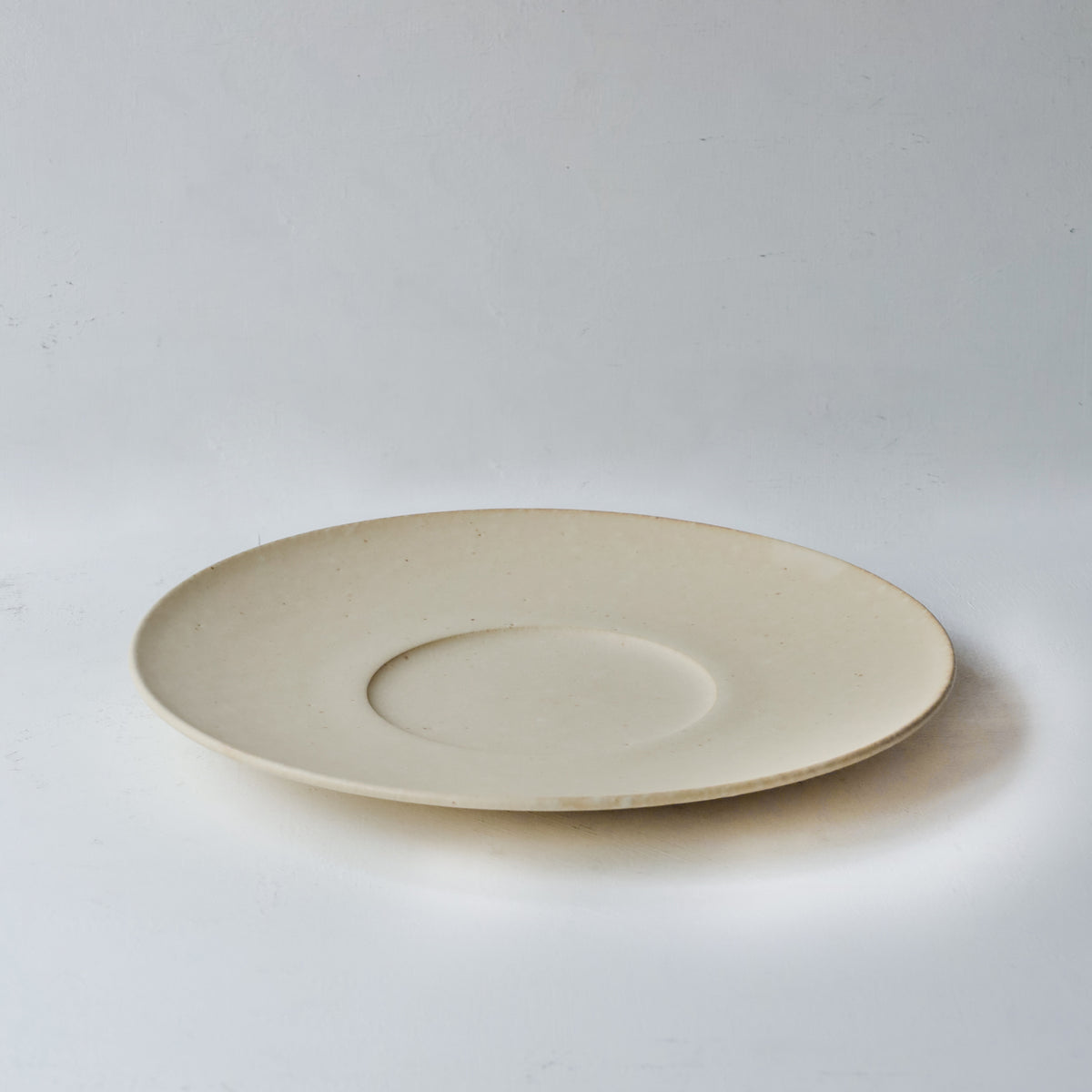 船串篤司 リム皿 24cm 白