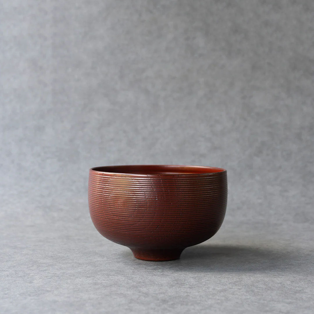 Zelkova Thin Stripes Bowl (large) Red