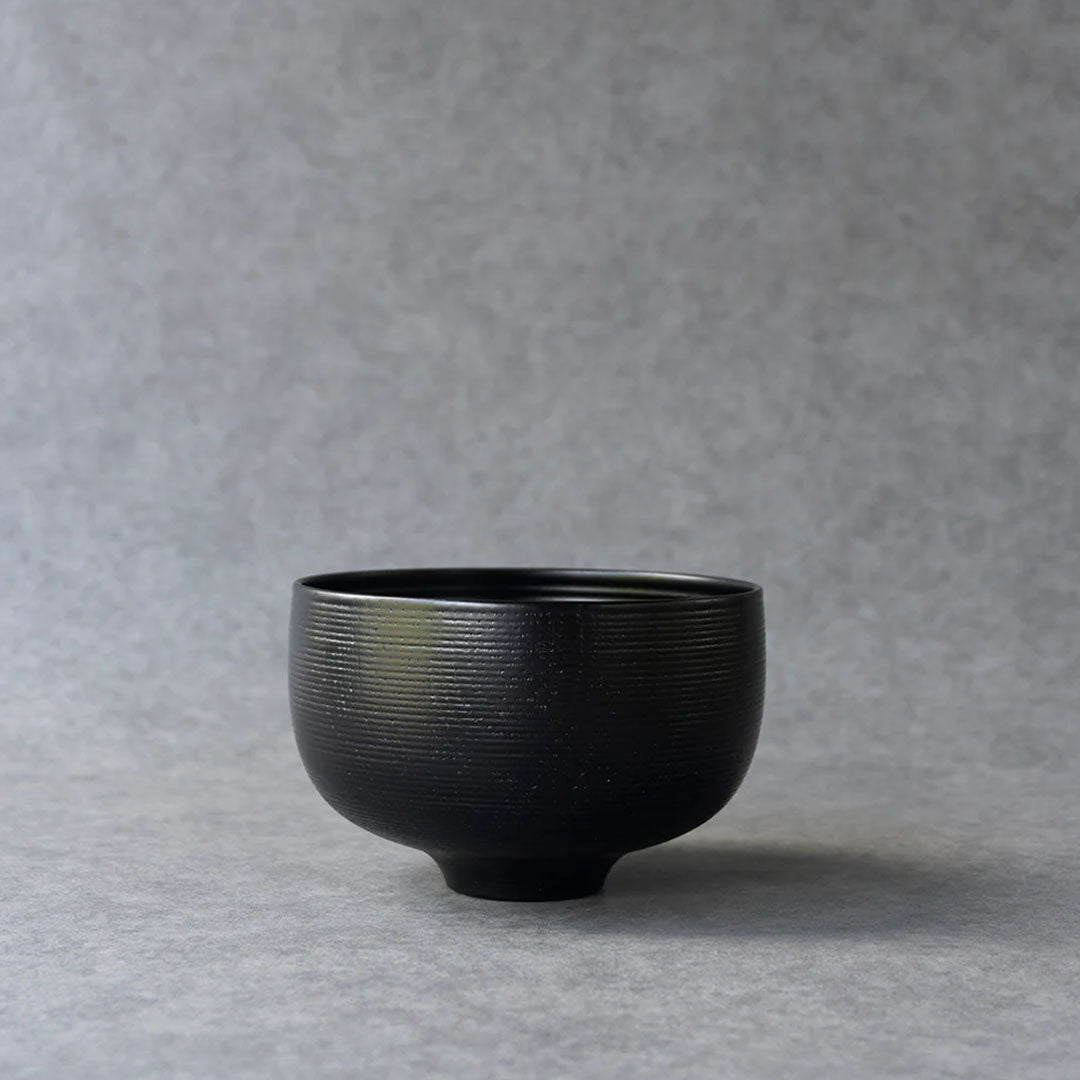 Zelkova Thin Stripes Bowl (large) Black
