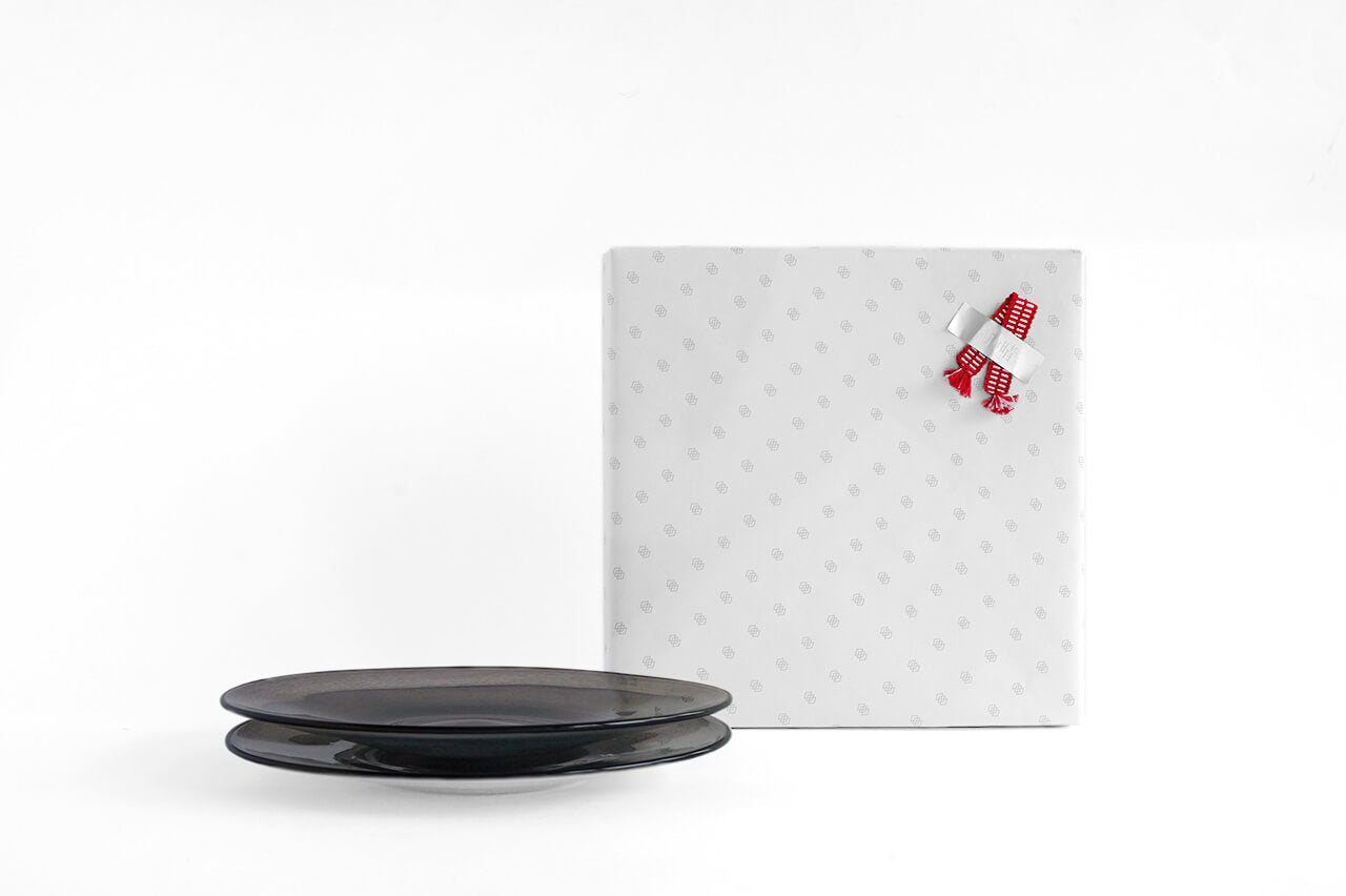 ◆kasumi plate S KURO (Gift Set of 2)