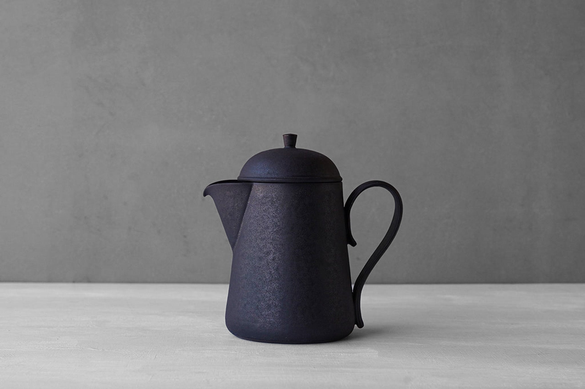 Tatsuya Hattori Black Glaze Pitcher