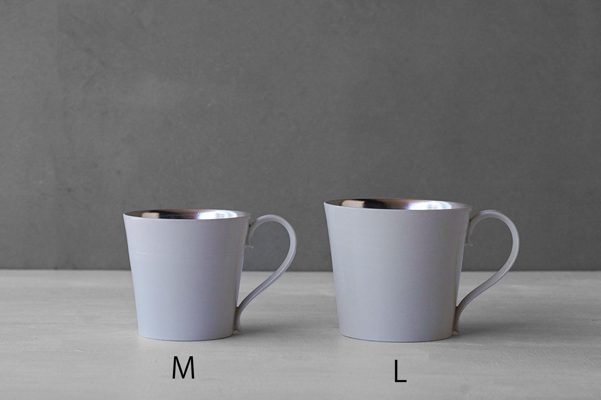Tatsuya Hattori White Silver Glaze Mug L