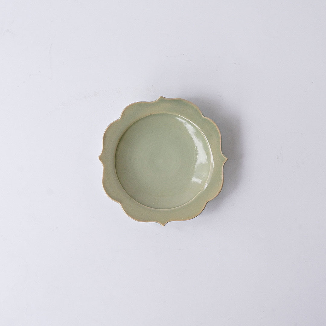 中里花子 チャクラプレート S 緑青磁