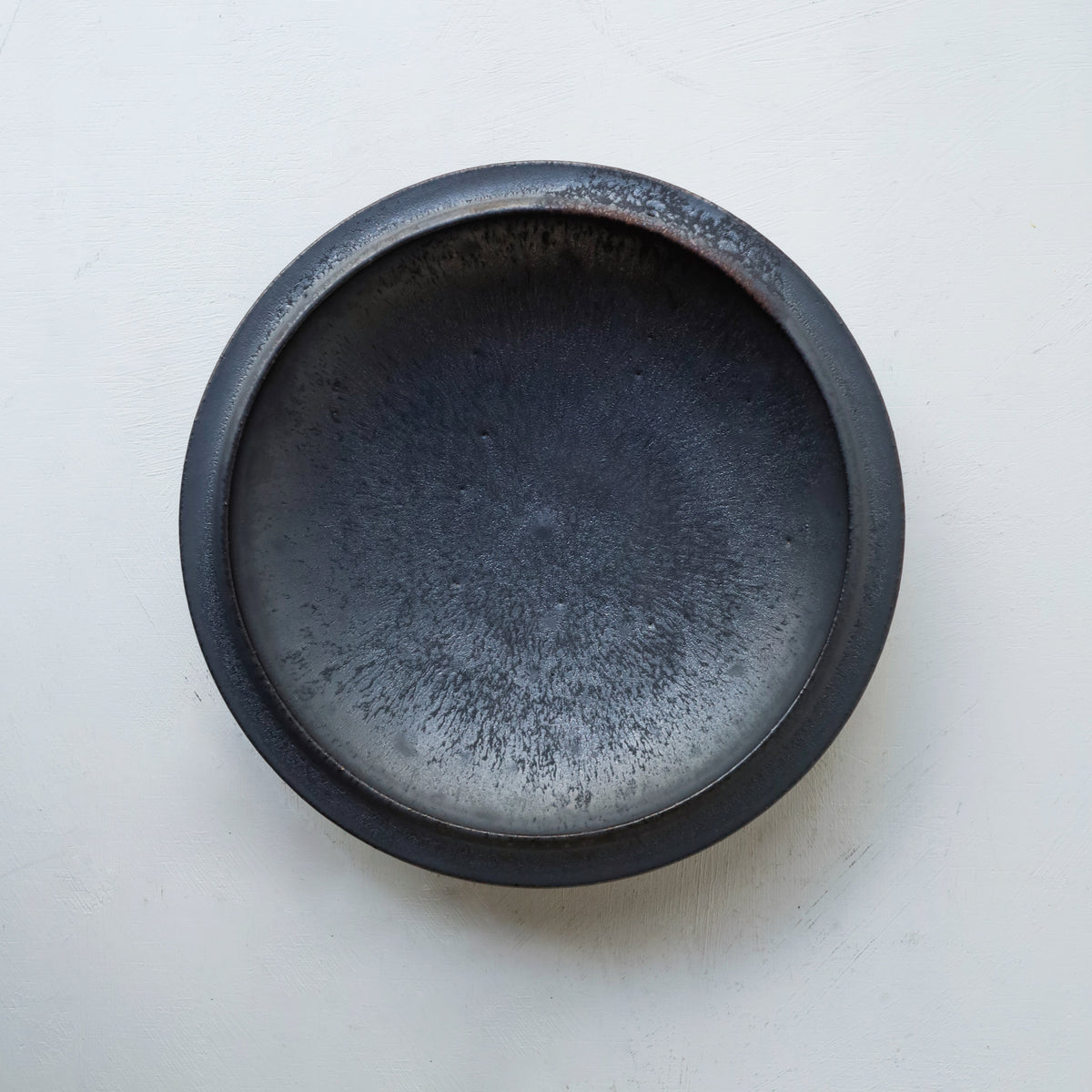 船串篤司 プレート round 21cm 黒
