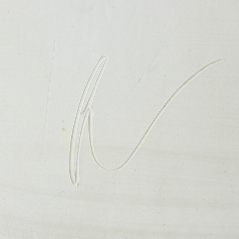 中里花子 四方皿 ブルー皮鯨