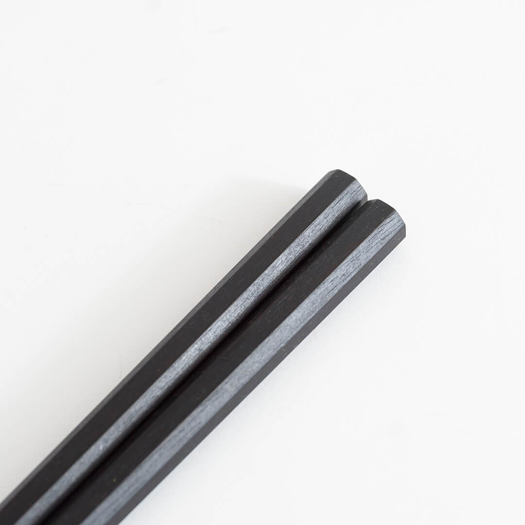 大黒屋 八角 極上 縞黒檀 16.5cm