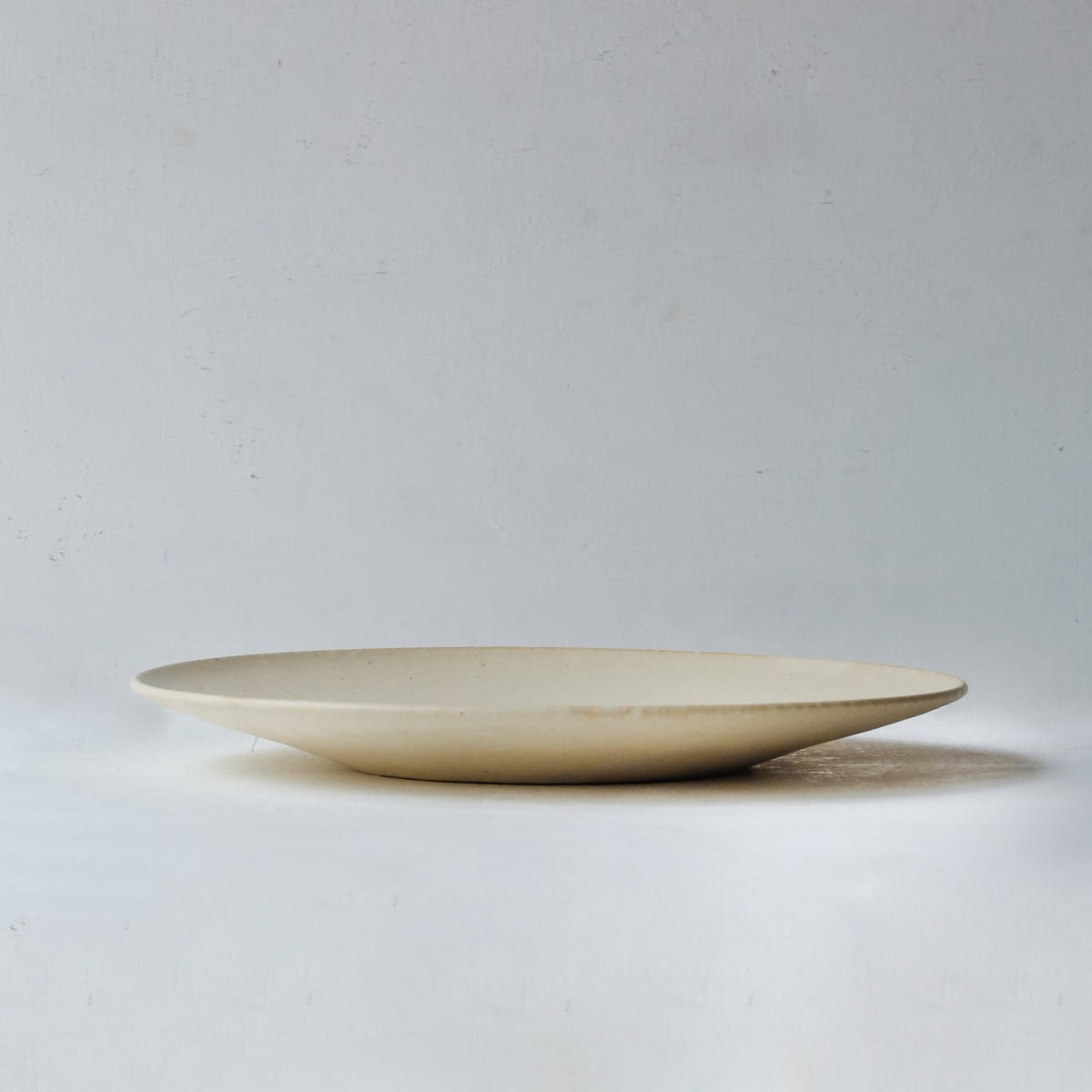 船串篤司 リム皿 24cm 白