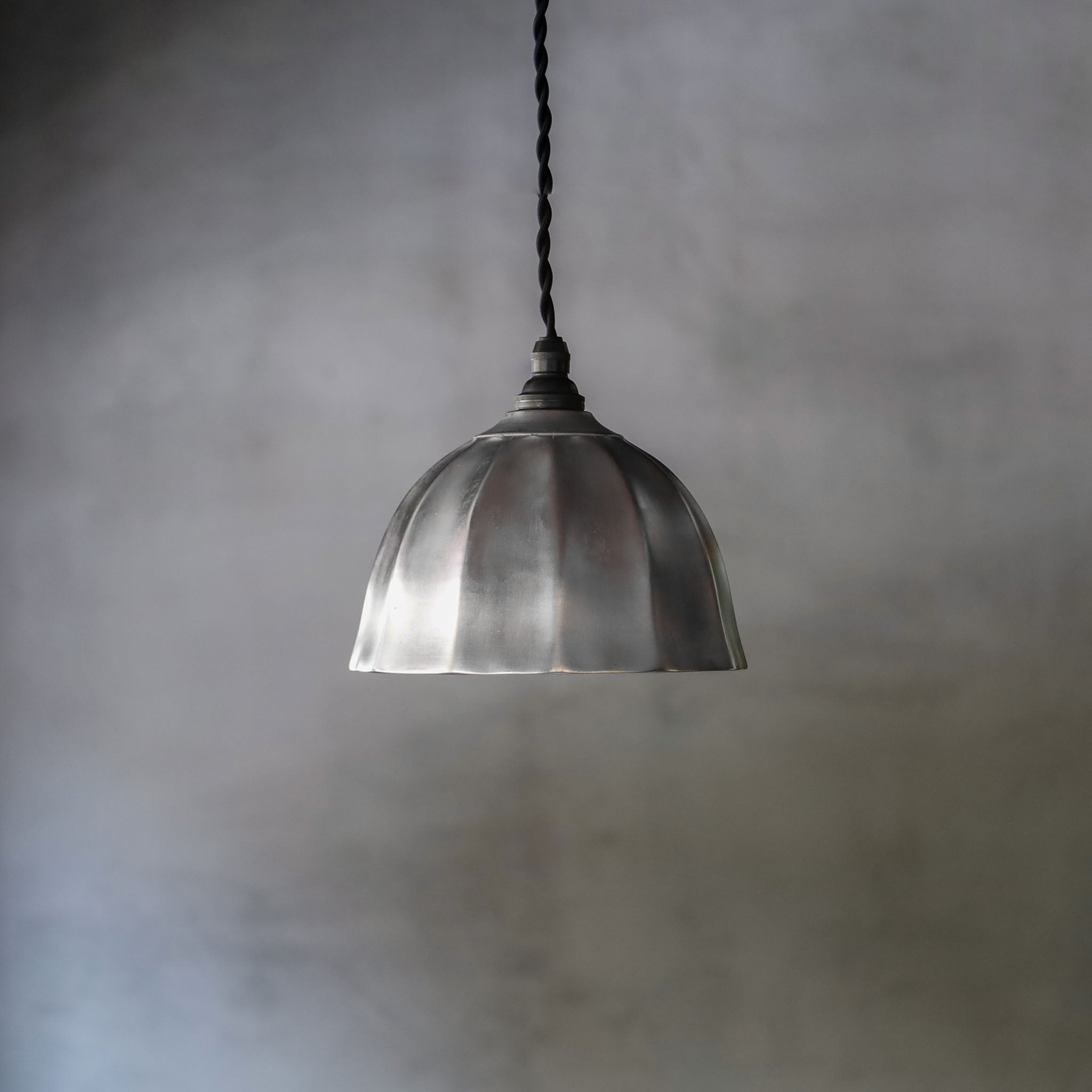 Atsushi Funakushi  Pendant Light - Faceted Silver