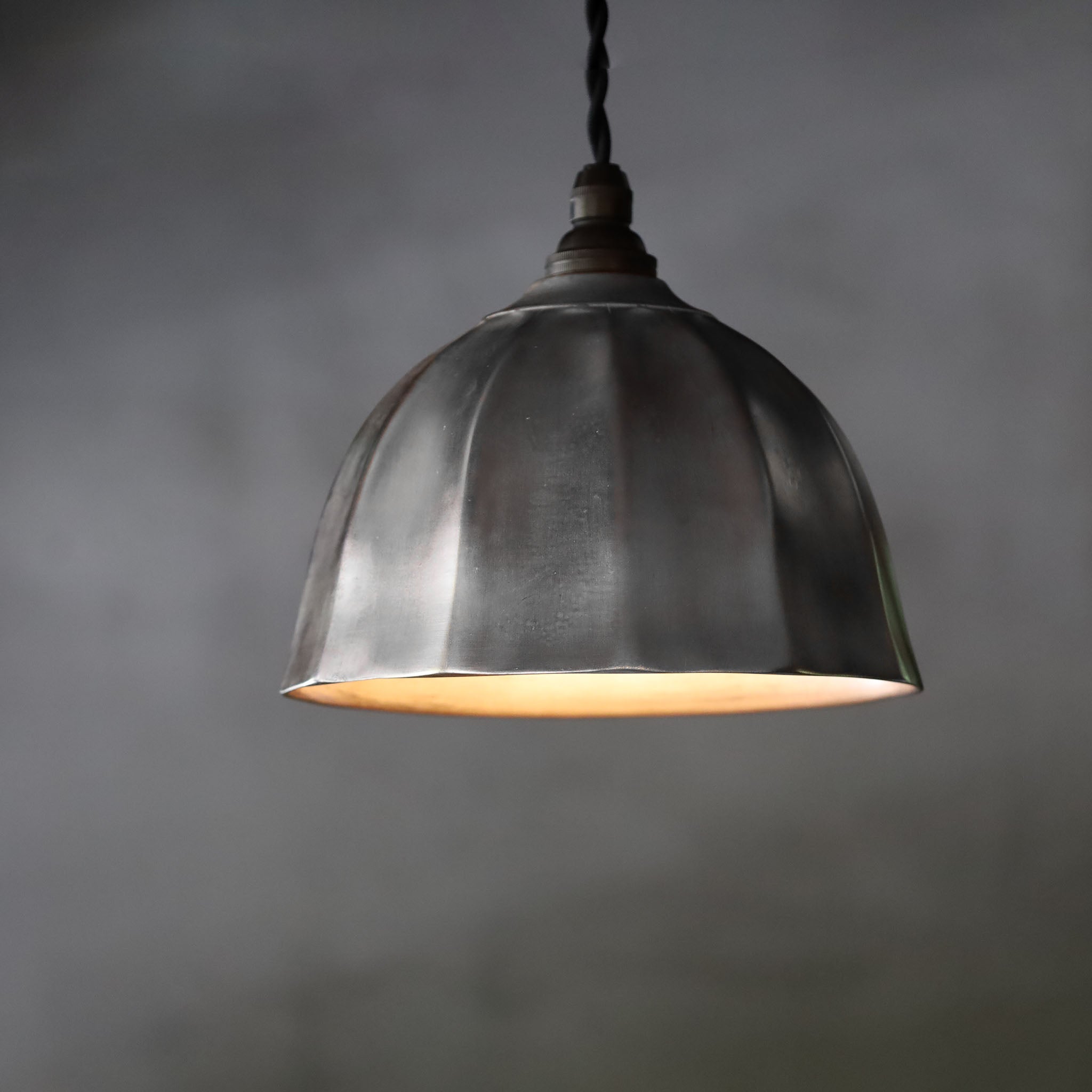 Atsushi Funakushi  Pendant Light - Faceted Silver