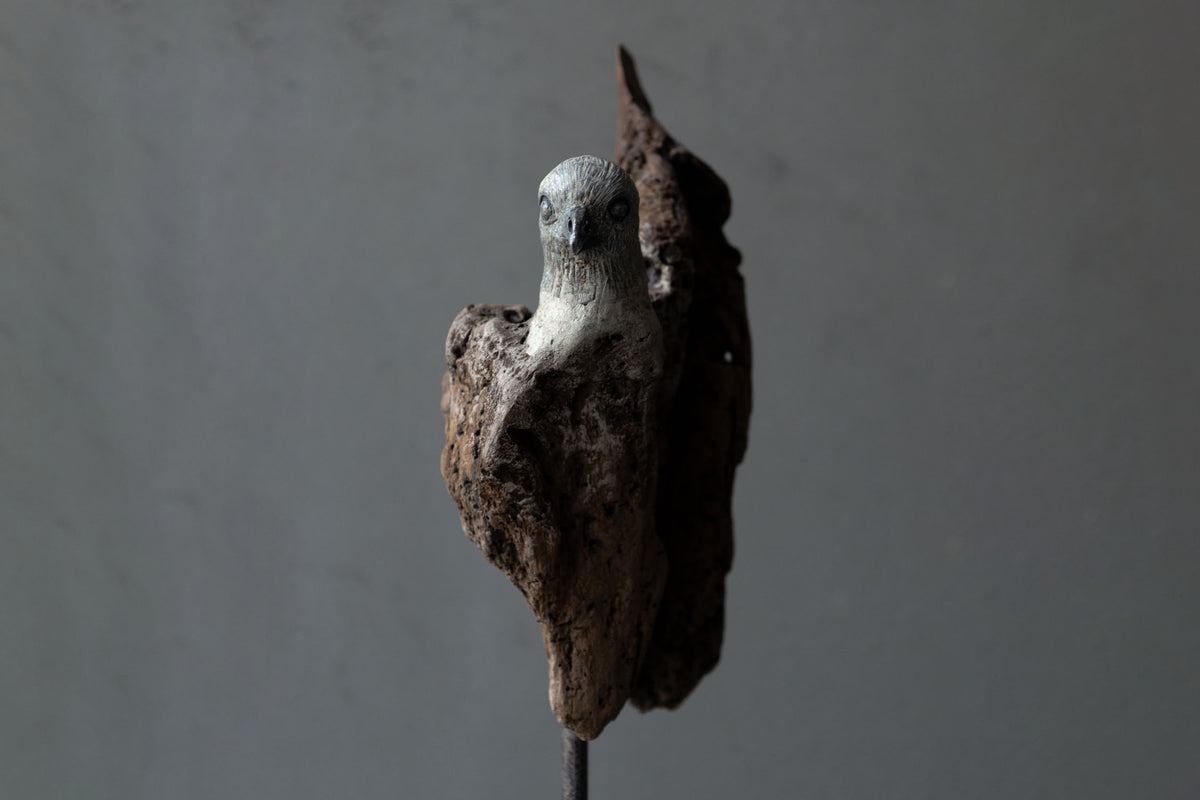 Norihisa Mizuta / bird with pewter accents