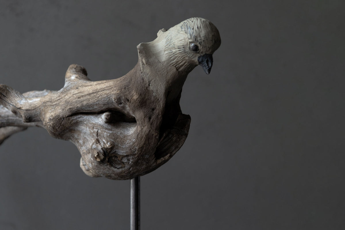 Norihisa Mizuta / bird with pewter accents