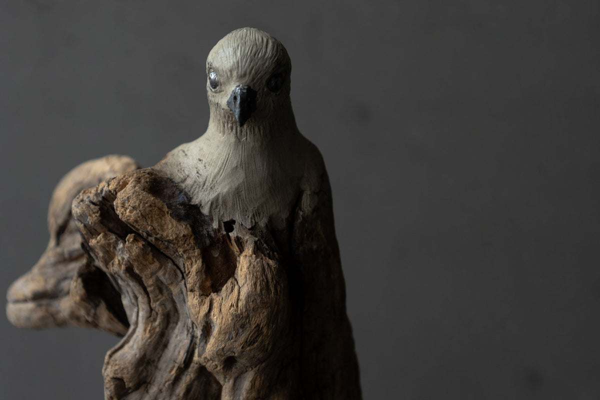 Norihisa Mizuta / bird with pewter accents