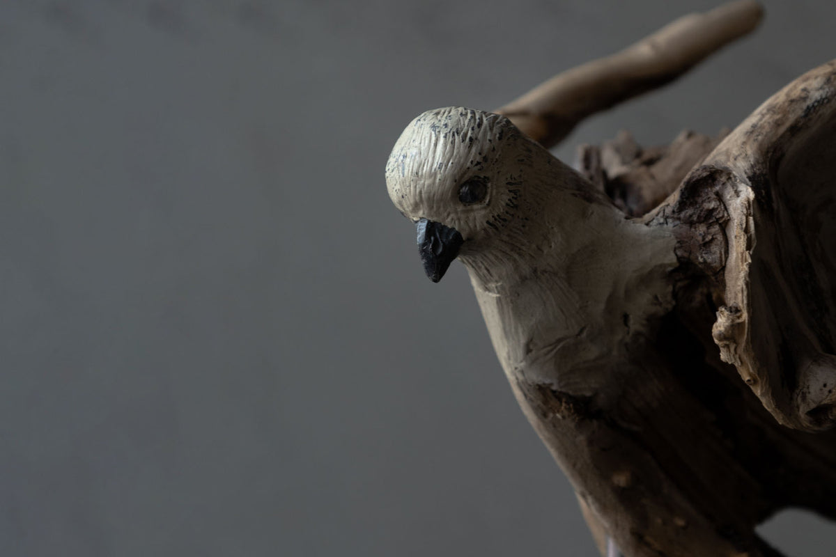 Norihisa Mizuta / bird with pewter accents