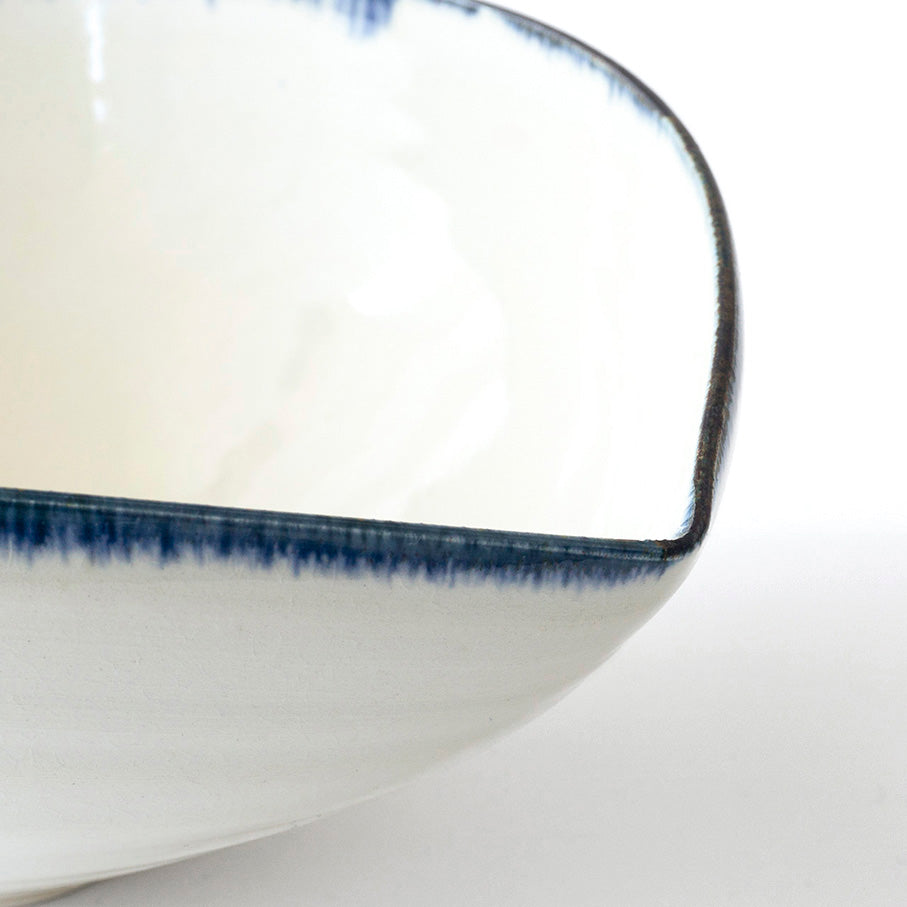 中里花子 Almond Bowl M ブルー皮鯨