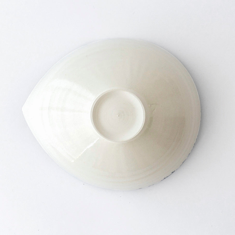 中里花子 Almond Bowl M ブルー皮鯨